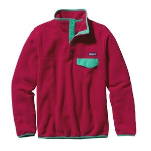 Patagonia Lightweight Synchilla Snap-T Pullover Raspberry Pink